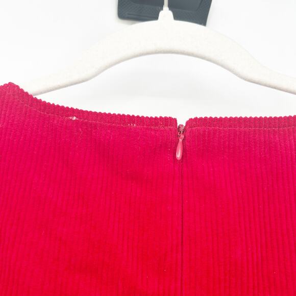 NWT Asos Design Womens Party Going Out Corduroy Puff Sleeve Corset Mini Dress 2P - Picture 7 of 9